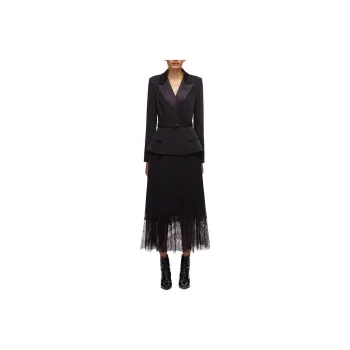 Self portrait Long Sleeved Dress Women's Black