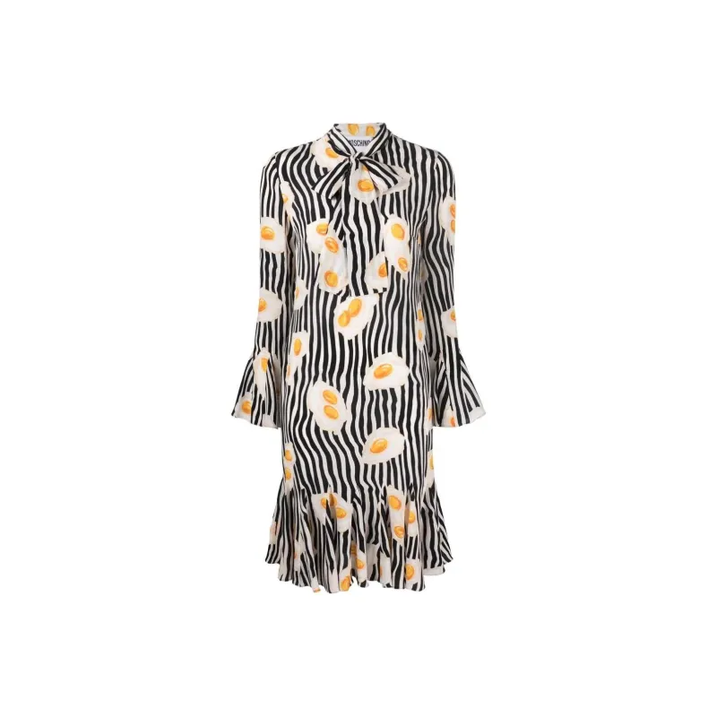 MOSCHINO Long-Sleeved Dresses Women's Black-0