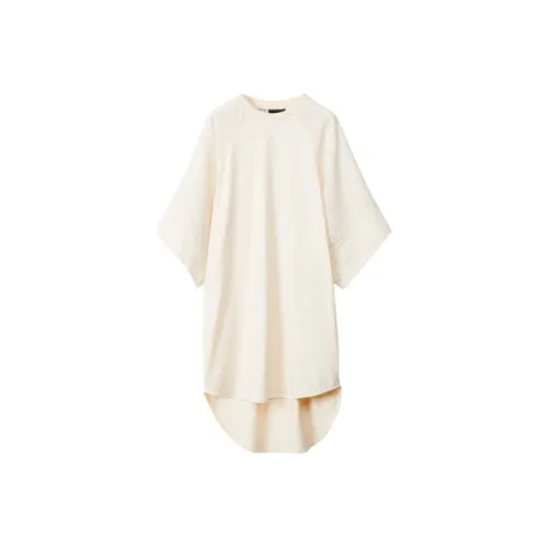 LOEWE Short Sleeved Dresses Women's Light Umber