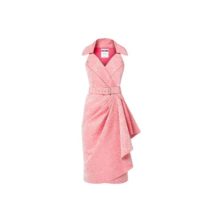 MOSCHINO Sleeveless Dresses Women's Pink-0