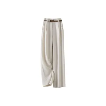 LUYOUYE Casual Pants Women's Coconut White