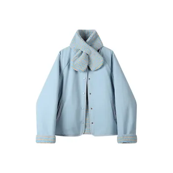 PAZZO Loose Fit Versatile Thickened And Fleece Lined Cotton Puffer Jacket Women's
