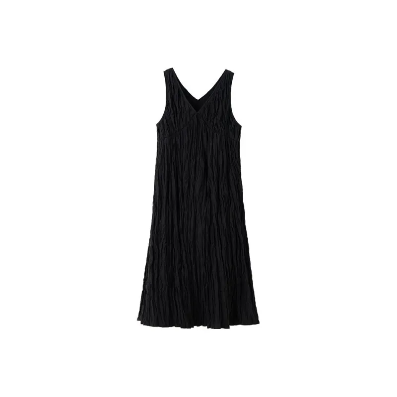 SOON FLOWER Slip Dresses Women's Black-0