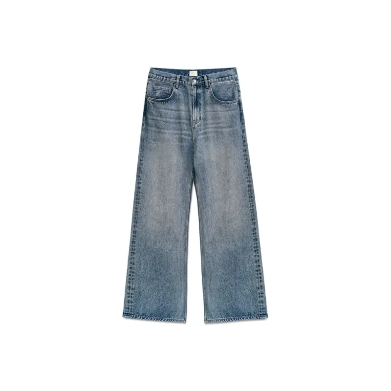 Ideeaideea Jeans Unisex Washed Blue-0