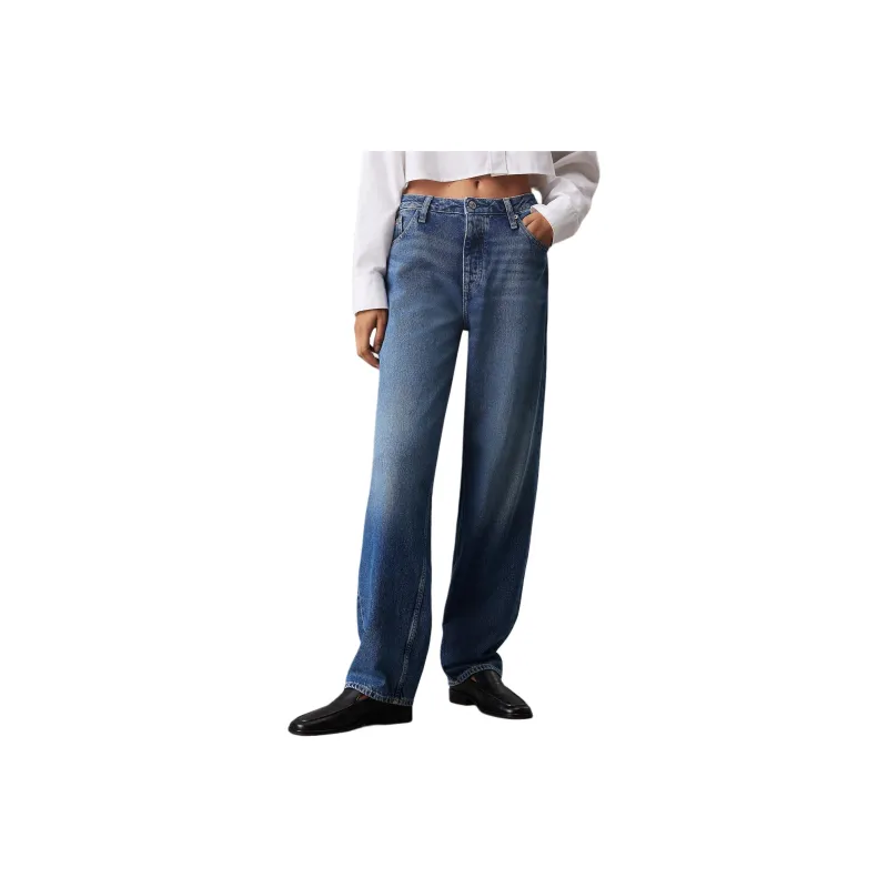 CALVIN KLEIN Jeans Europe Version Women's Medium Blue-0