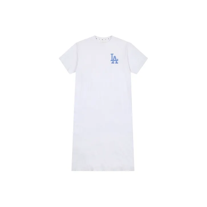 MLB Short Sleeved Dresses Women's White-0
