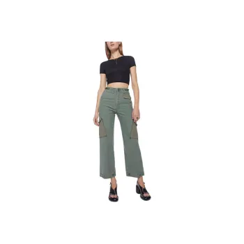 MOTHER The G.I. Jane Greaser Nerdy Straight leg Trousers