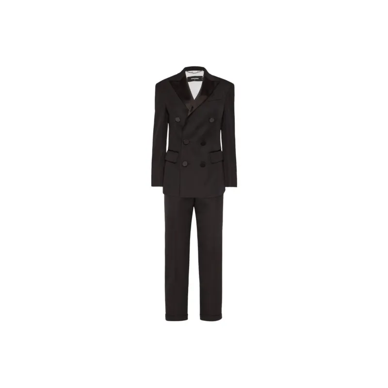 DSQUARED 2 Boston Double Breasted Satin Suit-0