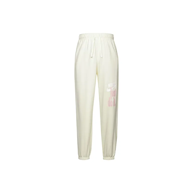 Nike Knitted Sports Pants Women's Coconut Milk-0