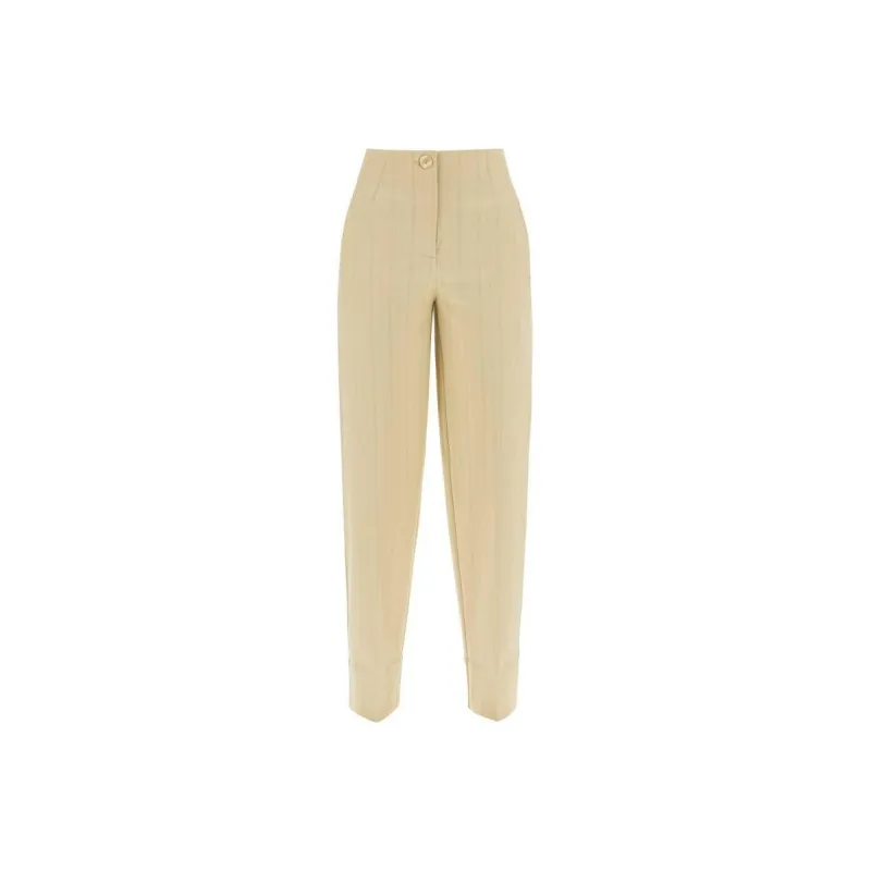 GANNI Striped Pattern Trousers-0