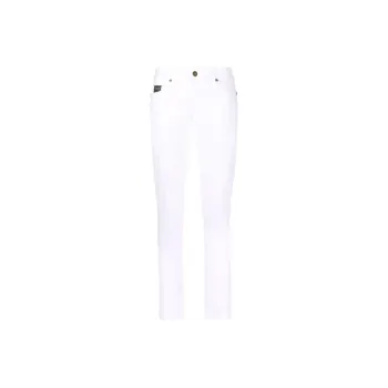 VERSACE JEANS COUTURE SS22 Slim Fit Pants Moderate Jeans Spring And Autumn Women's White