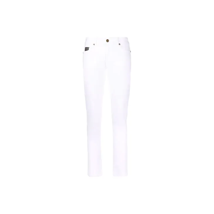 VERSACE JEANS COUTURE SS22 Slim Fit Pants Moderate Jeans Spring And Autumn Women's White-0