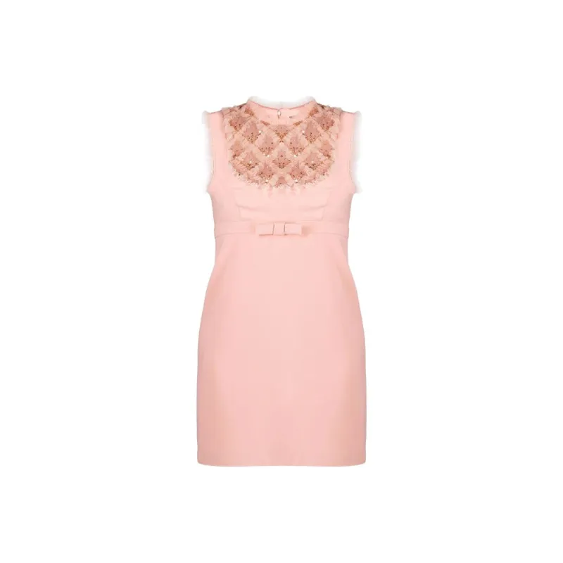 Elisabetta Franchi Sleeveless Dresses Women's Pink-0