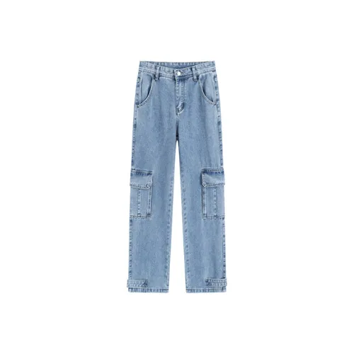 SNZX Jeans Women's Denim Blue