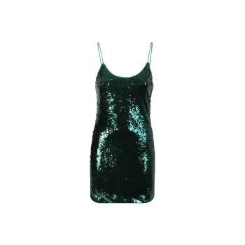 ALICE+OLIVIA Nelle Sequin Dress