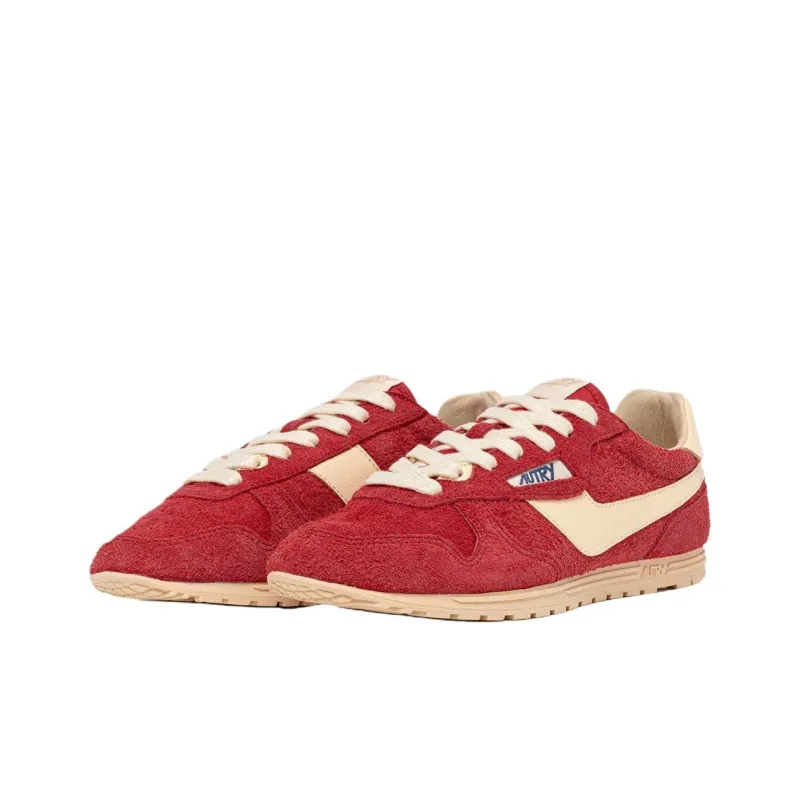 AUTRY Windspin Abrasion Resistant Low Top Casual Shoes Women's Red-1