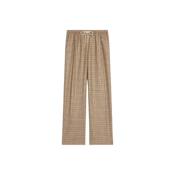 CELINE Jogging Pants In Checked Cashmere