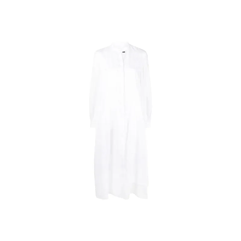 JIL SANDER Long-Sleeved Dresses Women's White-0