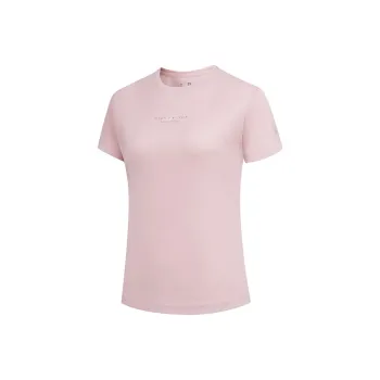 QIAODAN Sports Life Collection SS25 T Shirt Women's Peony Pink