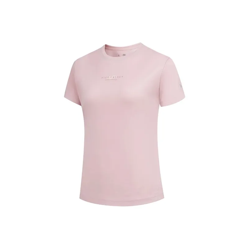 QIAODAN Sports Life Collection SS25 T Shirt Women's Peony Pink-0