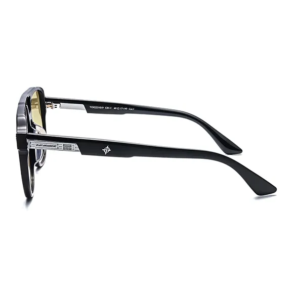 THE OWNER Plate Frame Irregular Shape Sunglasses Unisex-11