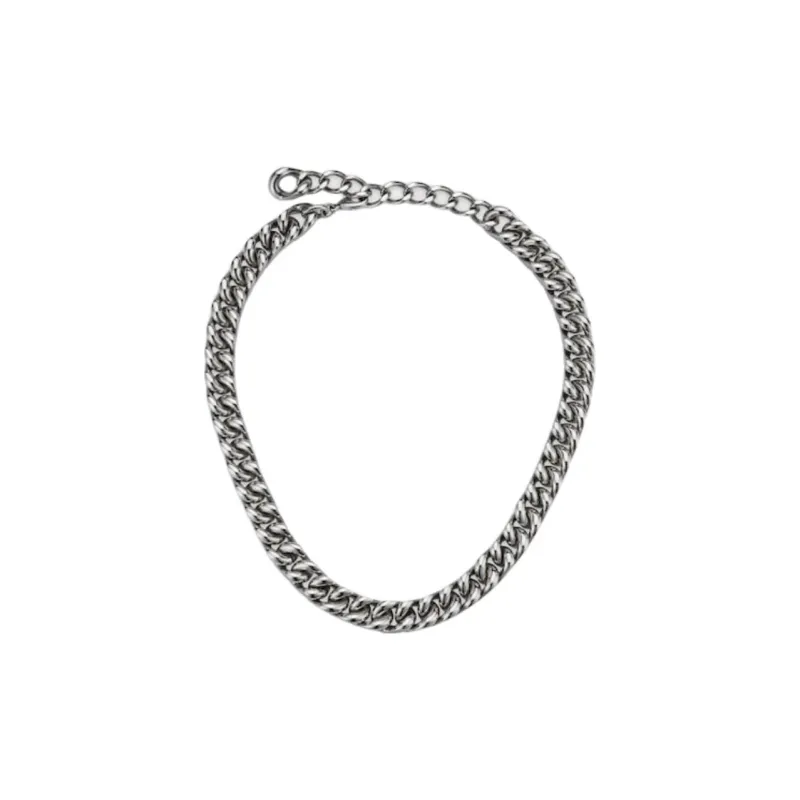 GUCCI Brass Necklaces Unisex Silver-1