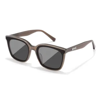 Morakot Plate Frame Square Sunglasses Unisex