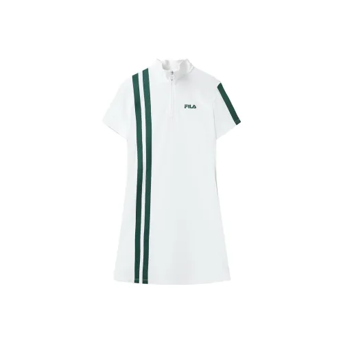 FILA Short Sleeved Dresses Women's White