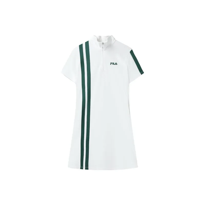 FILA Short Sleeved Dresses Women's White-0
