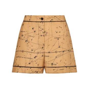 DIOR Quarterly New Products Casual Shorts Women's Yellow