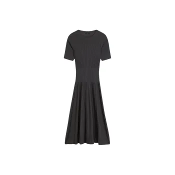 JOSEPH STACEY Ribbed Midi Dress