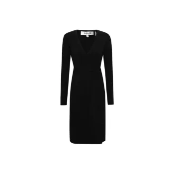 DVF Diane Von Furstenberg Long-Sleeved Dresses Women's Black