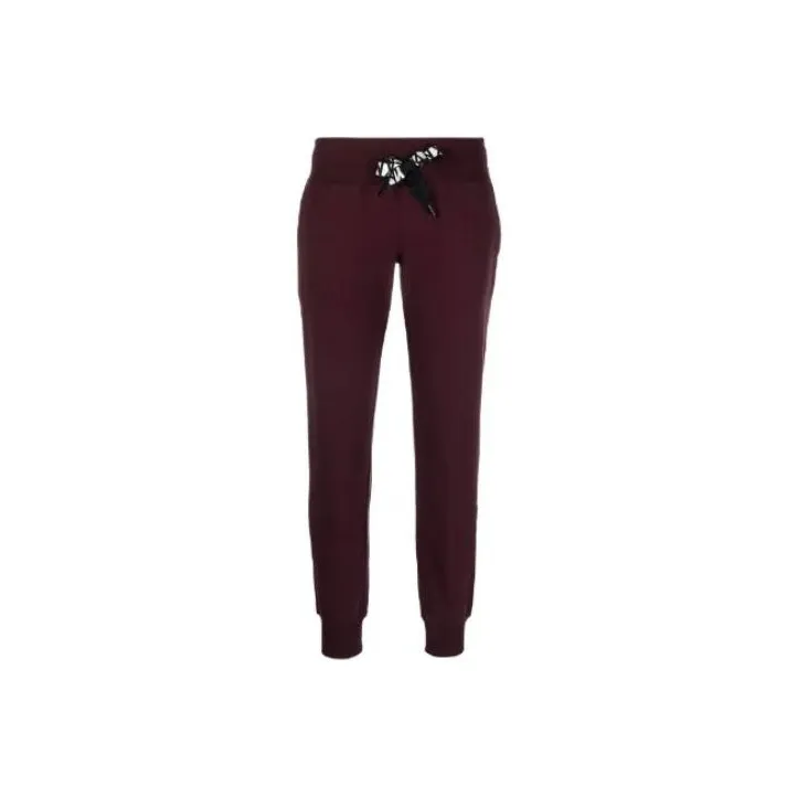 DKNY Knitted Sweatpants Women's Burgundy-0
