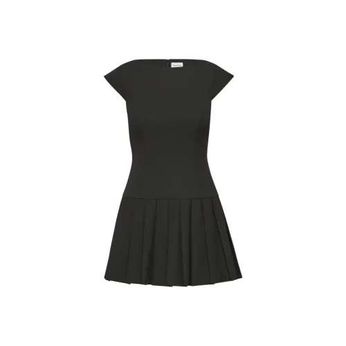 ARITZIA FW24 Sunday Best Palette Dress Short-Sleeved Dresses Women's BLACK/Black