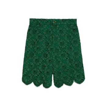 GUCCI Casual Shorts Women's Dark Green