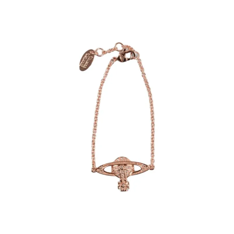 Vivienne Westwood Brass Bracelets Unisex Gold-1