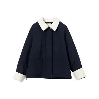 ZIMO Puffer Jacket Women's Navy Blue