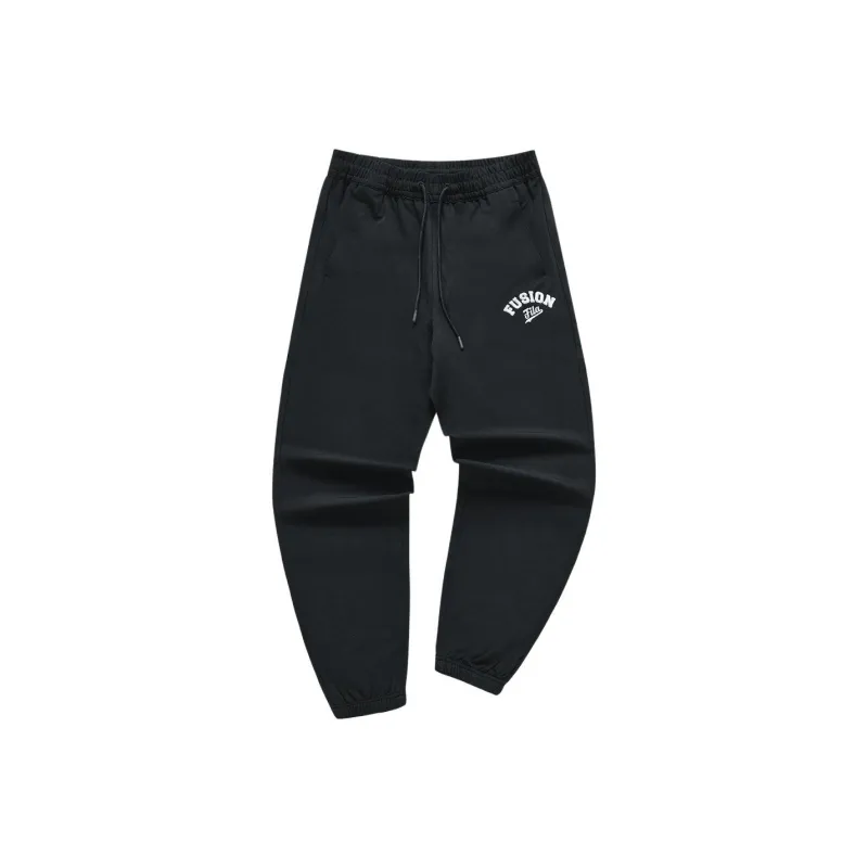 FILA FUSION Knitted Sweatpants Women's Jet Black-0