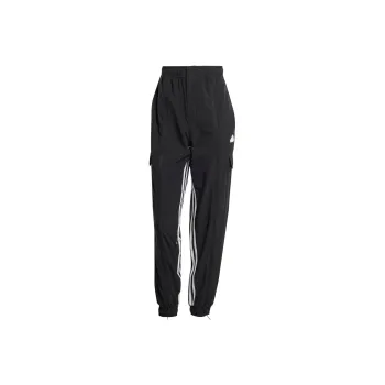 Adidas Dance All Gender Versatile Woven Cargo Tracksuit Bottoms Woven Sweatpants Women's Black