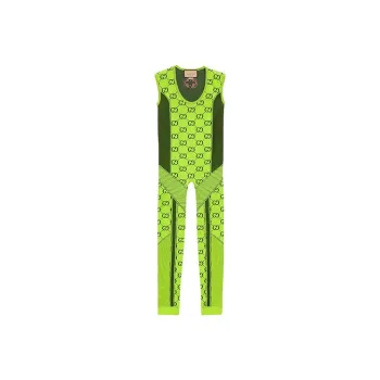 GUCCI Jacquard Gg Pattern Jersey Jumpsuit
