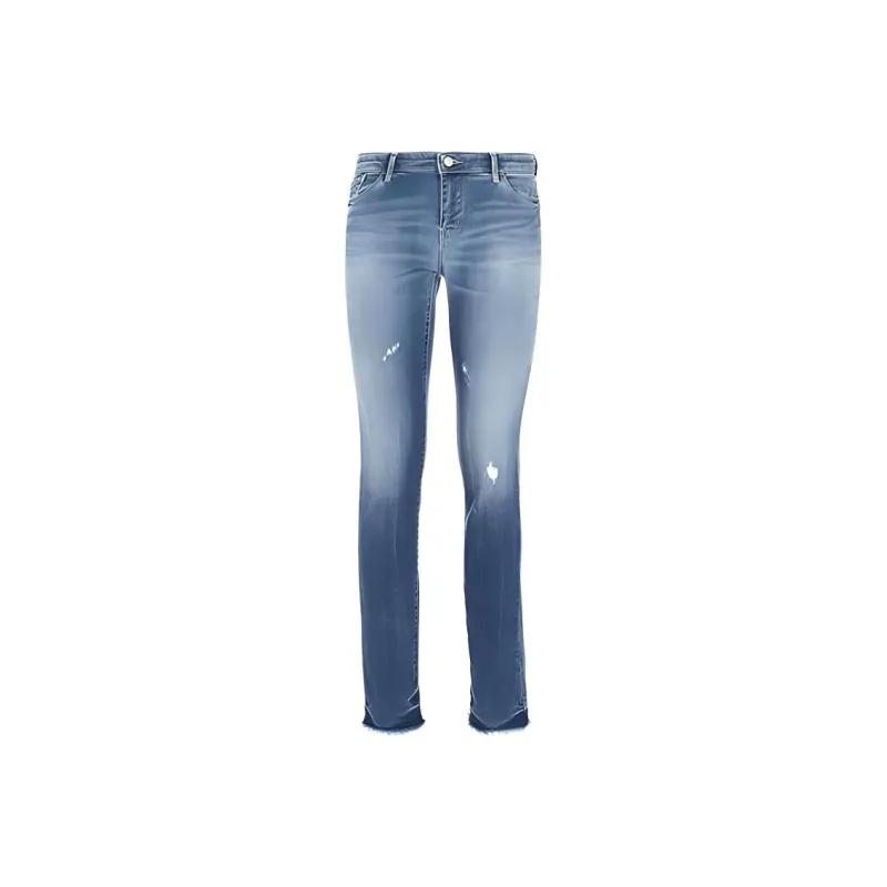 EMPORIO ARMANI Denim Trousers Women's Blue-0