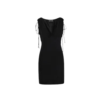 VERSACE JEANS COUTURE V neck Sleeveless Minidress