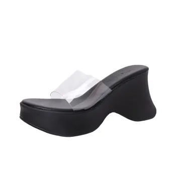 LXVB Rubber Sole Slip Resistant Slide Slippers Women's