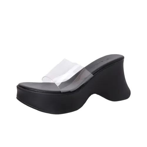 LXVB Rubber Sole Slip Resistant Slide Slippers Women's