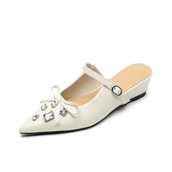 KATHRYN WILSON Rubber Sole Closed Toe Slippers Women's