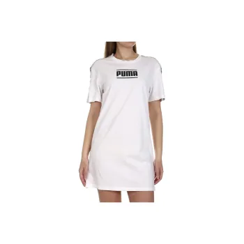 PUMA Short Sleeved Dresses Women's White