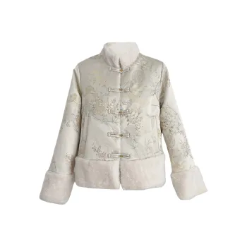 TUSHIFEI Puffer Jacket Women's Apricot