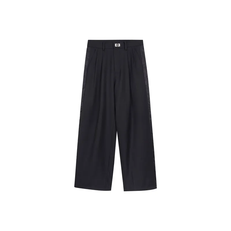 Syugopaisley X ONOFFON Suit Trousers Unisex Black-0