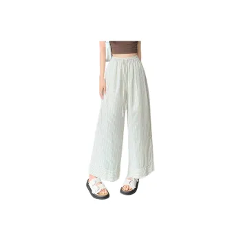 Wbwq Casual Pants Women's Vertical Stripes