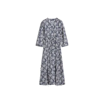 'S MAX MARA Short Sleeved Dresses Women's Blue